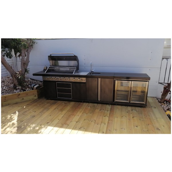 ⁦מקרר חוץ שחור פרימיום 304 KR11⁩ – תמונה ⁦2⁩