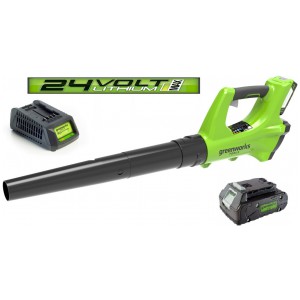מפוח עלים 24V שתי מהירויות  (גוף בלבד)  greenworks
