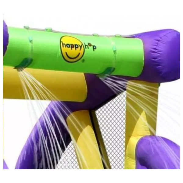 ⁦מתקן מתנפח מגלשת מים כפולה דגם 9029 Happy hop⁩ – תמונה ⁦3⁩