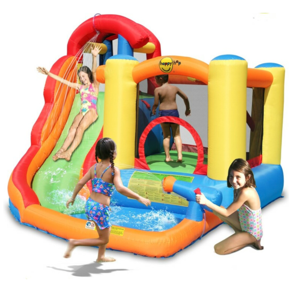 פארק מים משולב יבש רטוב עם מגלשה בסיבוב דגם 9571 HAPPY HOP