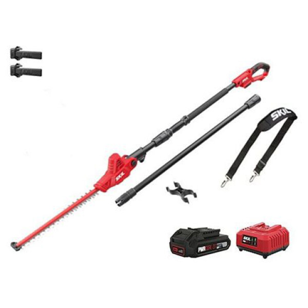 מגזמת גובה 20V חשמלית נטענת טלסקופית עד 3 מטר + סוללה 2.0Ah + מטען Skil