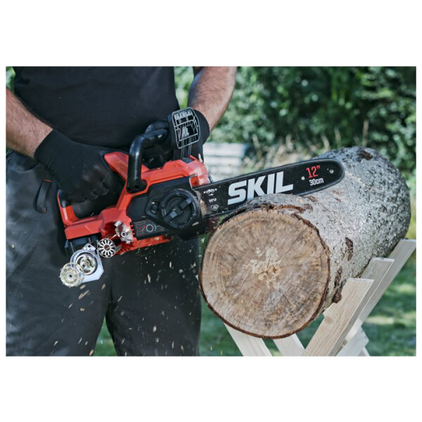 ⁦מסור שרשרת חשמלי נטען 20V Brushless להב "12 (30 ס"מ) - גוף בלבד SKIL⁩ – תמונה ⁦2⁩