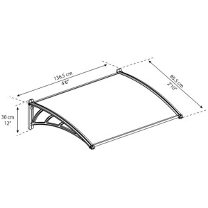 גגון NEO כפול דופן 0.9×1.4 מק"ט: 703416