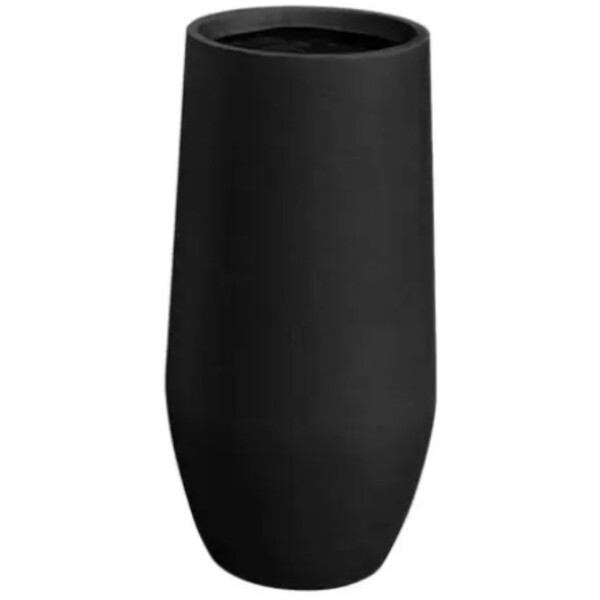 אדנית - עציץ פלסטיק 37X37X48.5 ס"מ צבע שחור