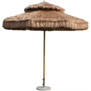 שמשיית קש ראפיה דגם דקוטה קוטר 3.5 מטר