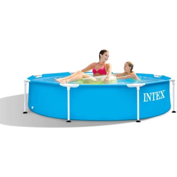 בריכת עמודים עגולה בקוטר 244X51 ס"מ דגם 28205 מבית INTEX