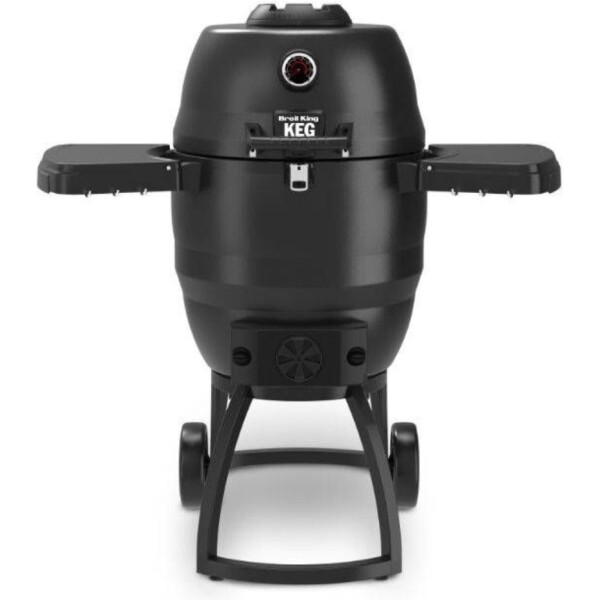 ⁦מעשנת פחם מקצועית Broil King KEG 5000 – צבע שחור⁩ – תמונה ⁦5⁩