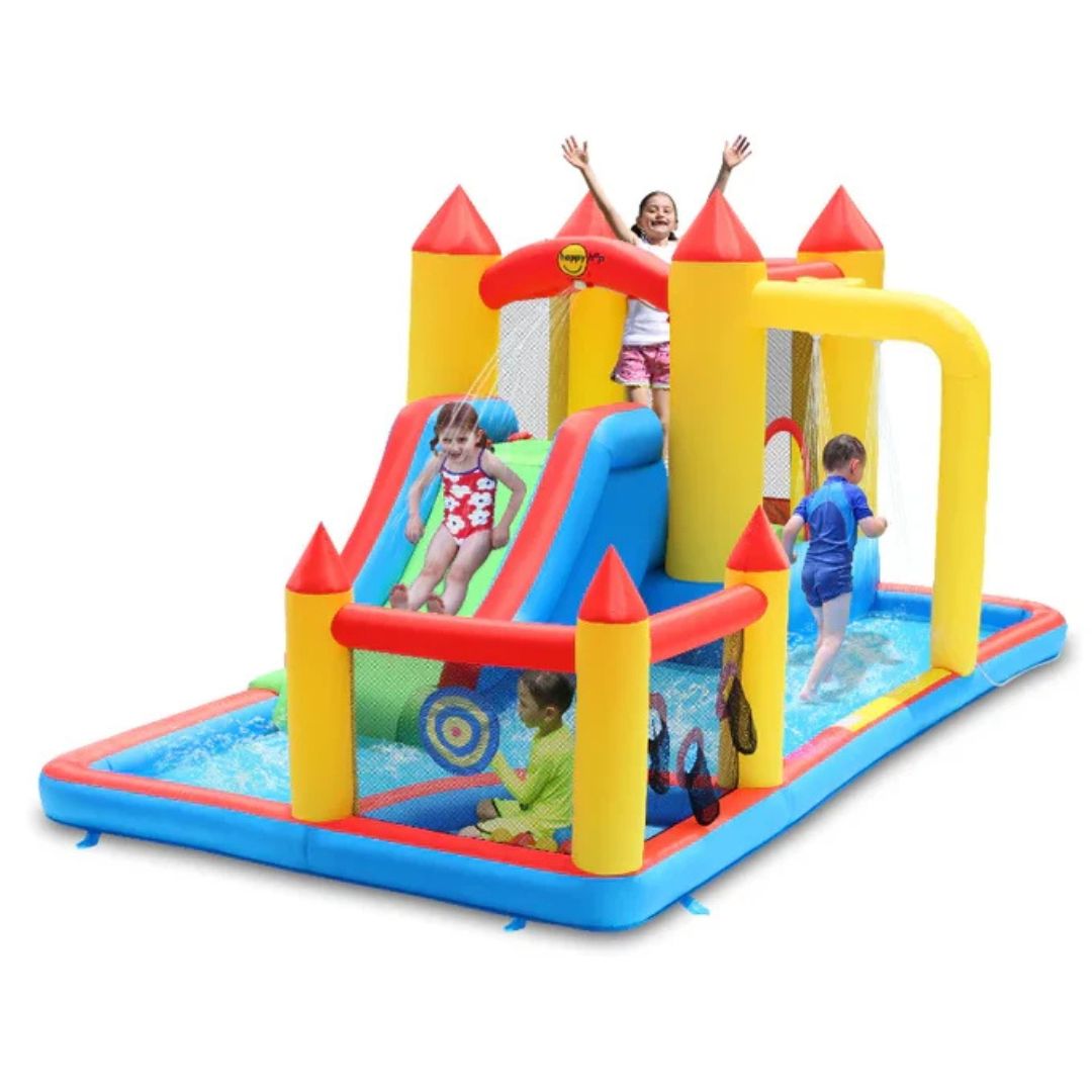 מתקן מתנפח משולב מקפצה ובריכת כדורים מבית Happy Hop – דגם 9751