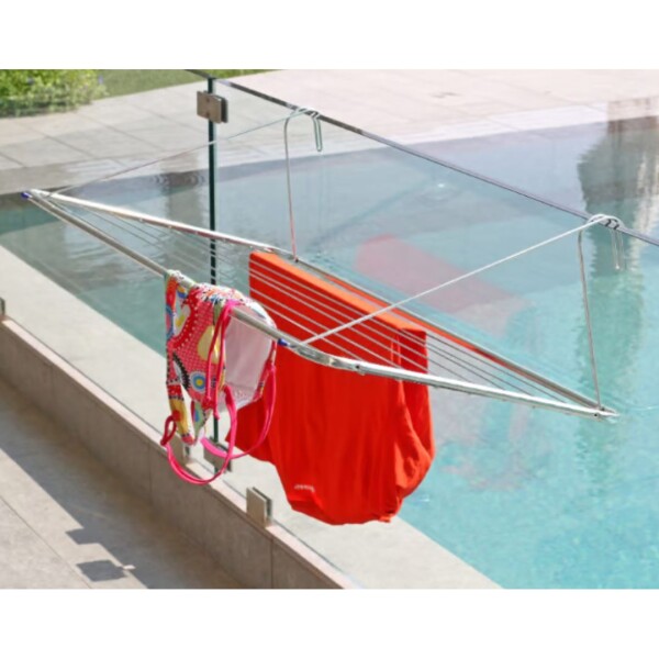 BALCONY מתלה כביסה מתקפל בעיצוב קומפקטי שטח ייבוש 10 מטר