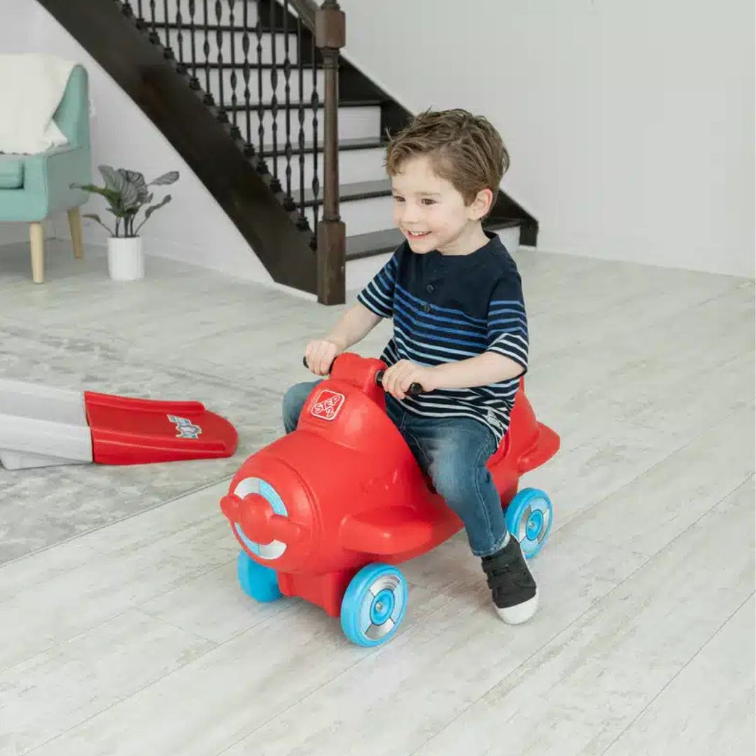 בימבה מטוס אדום Sky Rider מבית STEP2 ארה"ב