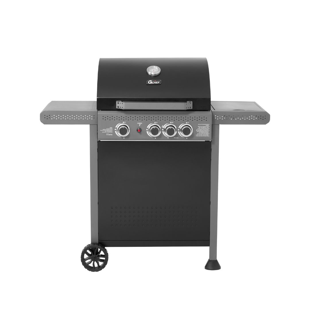 גריל גז 3 מבערים עם כירת צד דגם יופיטר G.Chef צפי אספקה 25.8.25