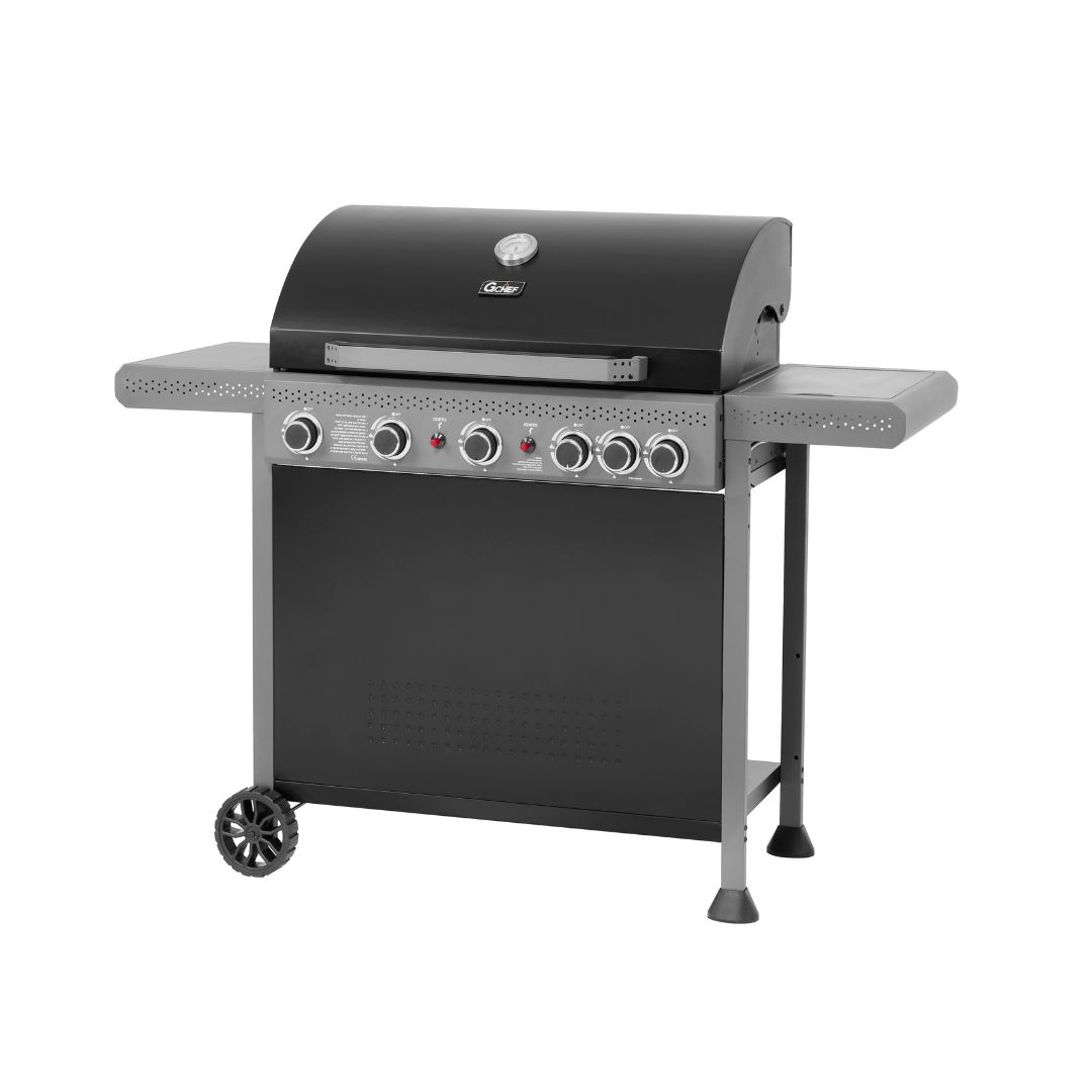 גריל גז 5 מבערים דגם יופיטר עם כירת צד מבית G.Chef צפי אספקה 25.8.25
