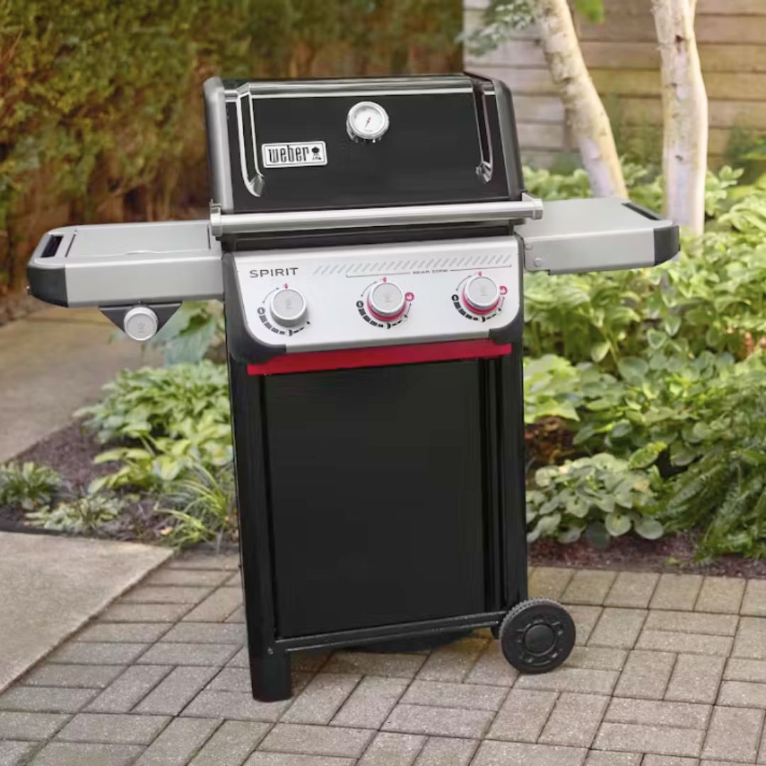 גריל גז וובר Spirit E-335 כולל כירת צד צבע שחור מבית WEBER