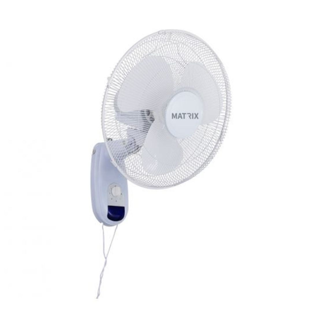 מאוורר 55W קיר חוט משיכה לבן מבית MATRIX