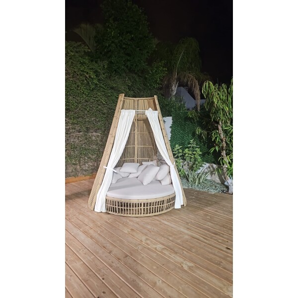 ⁦מיטת רביצה קוטר 2 מ' דגם אנדורה⁩ – תמונה ⁦4⁩
