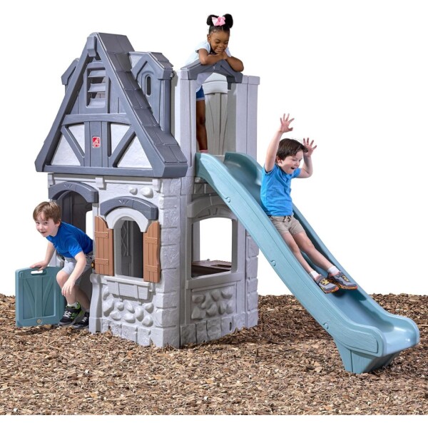 ⁦מתקן פעילות דו-קומתי עם מגלשה מבית Step2 ארה"ב⁩ – תמונה ⁦2⁩