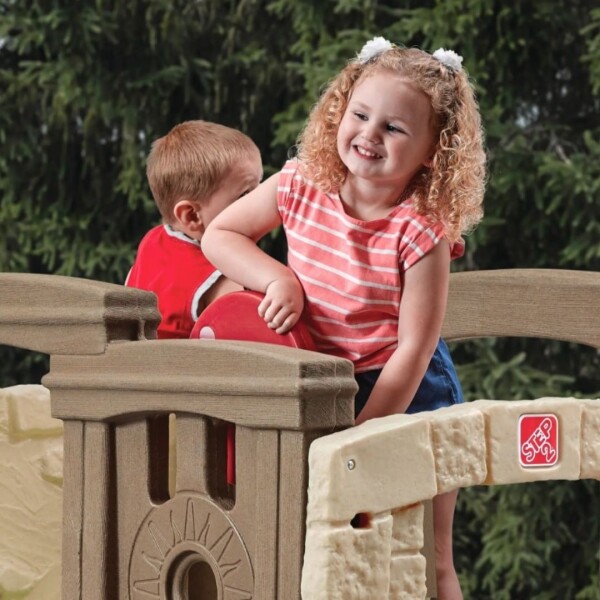 ⁦מתקן פעילות לחצר Woodland Climber™ הרפתקה בטבע הפרטי שלכם מבית STEP2 ארה"ב⁩ – תמונה ⁦4⁩