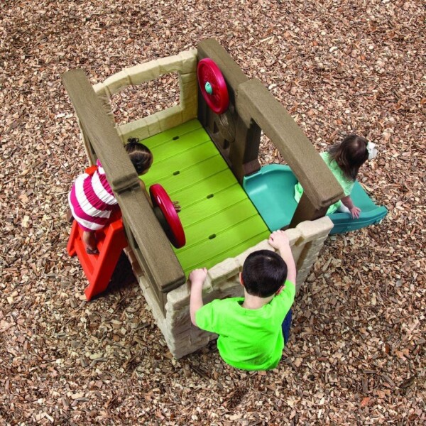 ⁦מתקן פעילות לחצר Woodland Climber™ הרפתקה בטבע הפרטי שלכם מבית STEP2 ארה"ב⁩ – תמונה ⁦6⁩