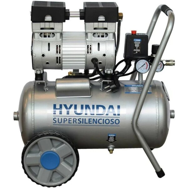 ⁦קומפרסור מושתק מדחס 24L מבית יונדאי HYAC24-1S – ביצועים שקטים בעוצמה גבוהה⁩ – תמונה ⁦3⁩