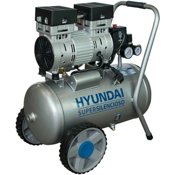 ⁦קומפרסור מושתק מדחס 24L מבית יונדאי HYAC24-1S – ביצועים שקטים בעוצמה גבוהה⁩ – תמונה ⁦2⁩