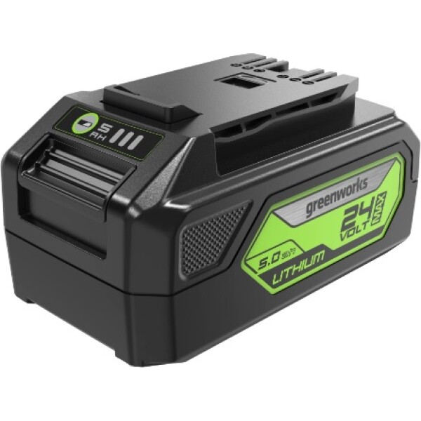 ⁦סוללת ליתיום 5Ah 24V (כולל יציאת USB) מבית GREENWORKS⁩ – תמונה ⁦2⁩