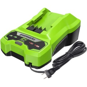מטען מהיר דור 2 לסדרת 24V - חיווי LED חכם מבית GREENWORKS