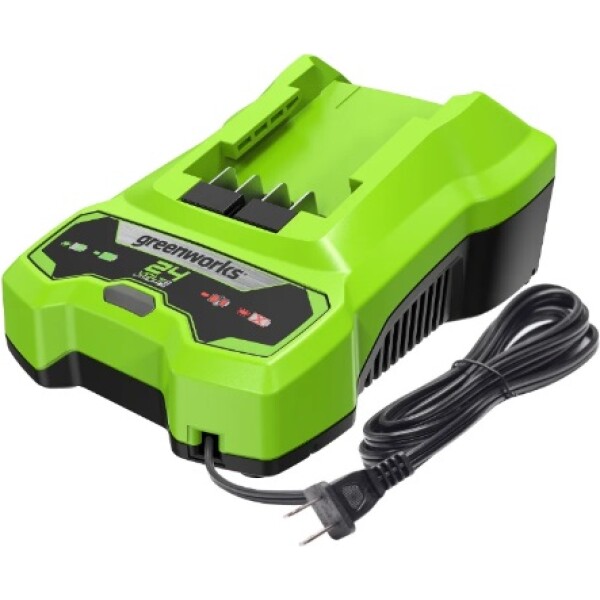 מטען מהיר דור 2 לסדרת GREENWORKS 99587 24V - חיווי LED חכם