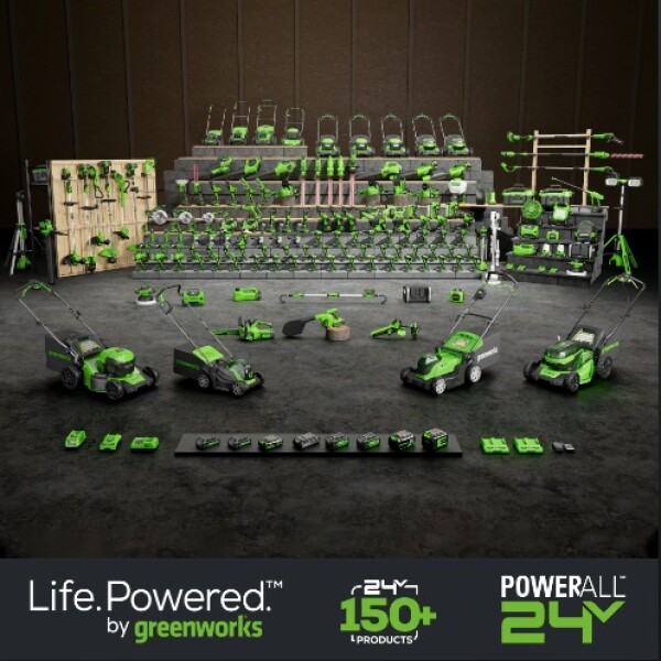 ⁦סוללת ליתיום 5Ah 24V (כולל יציאת USB) מבית GREENWORKS⁩ – תמונה ⁦6⁩