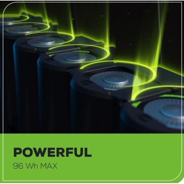 ⁦סוללת ליתיום 24V 4.0Ah Panasonic - דגם 99583 מבית GREENWORKS⁩ – תמונה ⁦4⁩