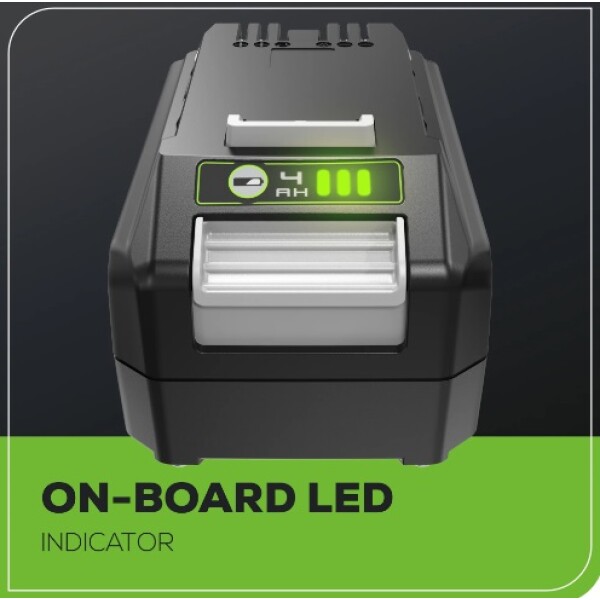 ⁦סוללת ליתיום 24V 4.0Ah Panasonic - דגם 99583 מבית GREENWORKS⁩ – תמונה ⁦3⁩