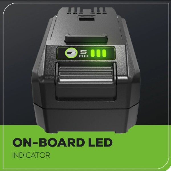 ⁦סוללת ליתיום 5Ah 24V (כולל יציאת USB) מבית GREENWORKS⁩ – תמונה ⁦3⁩