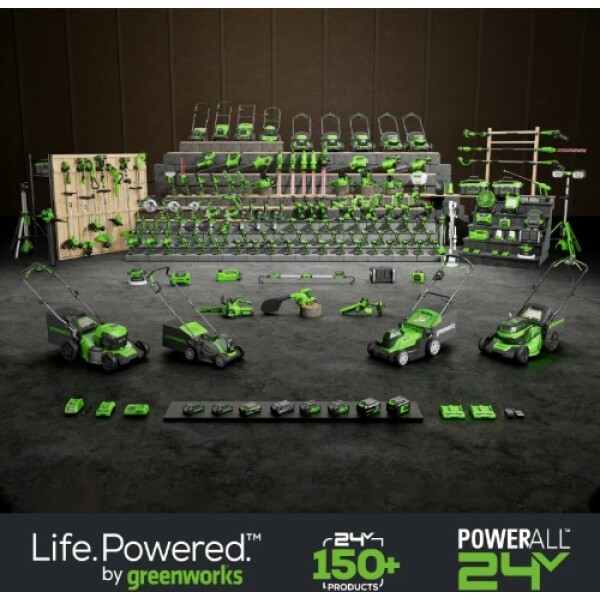 ⁦מטען מהיר כפול 24V שני תאי טעינה מבית GREENWORKS⁩ – תמונה ⁦7⁩