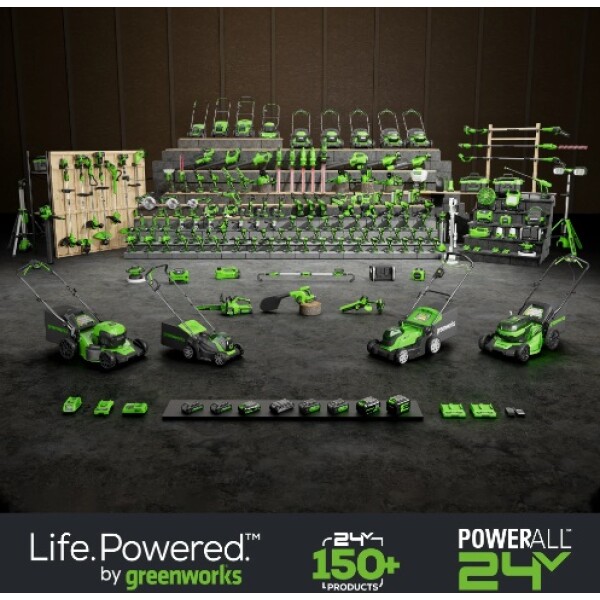 ⁦סוללת ליתיום 24V 4.0Ah Panasonic - דגם 99583 מבית GREENWORKS⁩ – תמונה ⁦8⁩