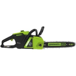 מסור שרשרת 80V  נטען בראשלס להב 12" (גוף בלבד) - GREENWORKS