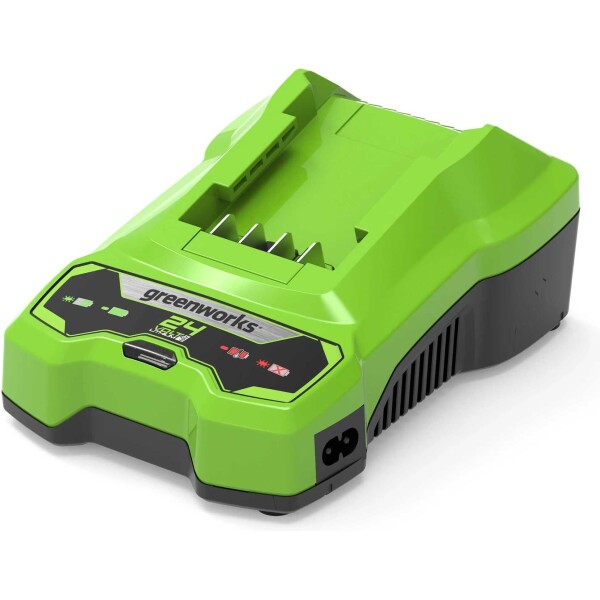 ⁦מטען מהיר דור 2 לסדרת GREENWORKS 99587 24V - חיווי LED חכם⁩ – תמונה ⁦2⁩