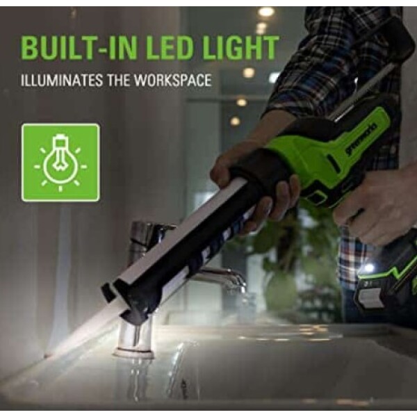 ⁦אקדח הזרקה נטען 24V (גוף בלבד) מבית GREENWORKS⁩ – תמונה ⁦6⁩