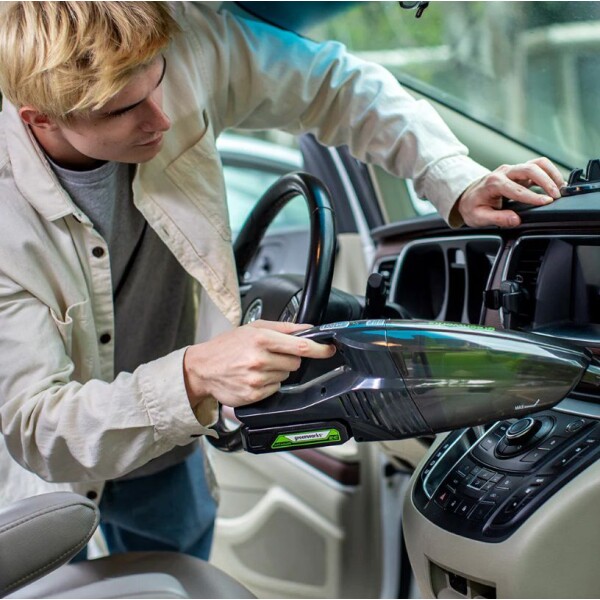 ⁦שואב אבק נטען לרכב 24V גוף בלבד GREENWORKS 99780-2⁩ – תמונה ⁦5⁩