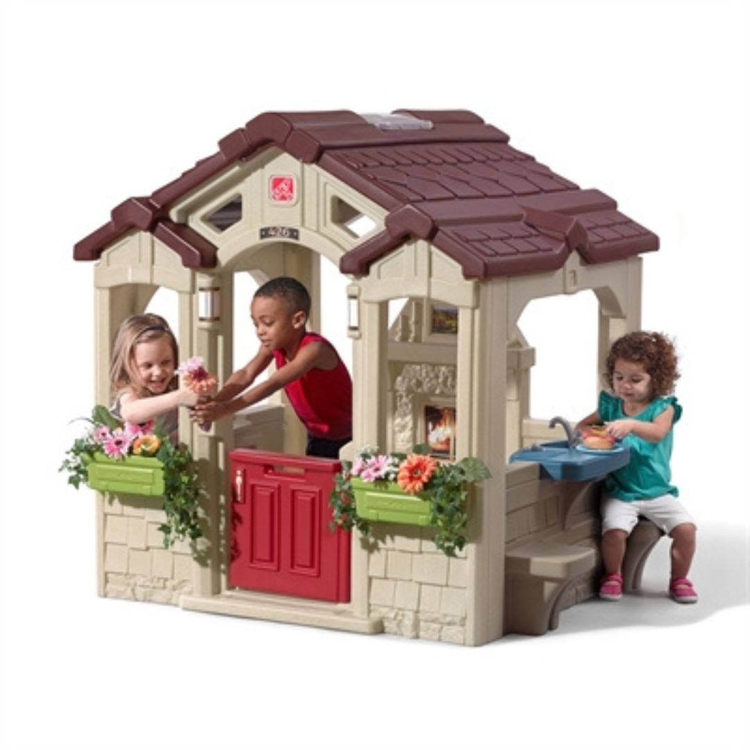 בית הקיץ לילדים דגם 8674 Charming Cottage מבית STEP2 ארה"ב