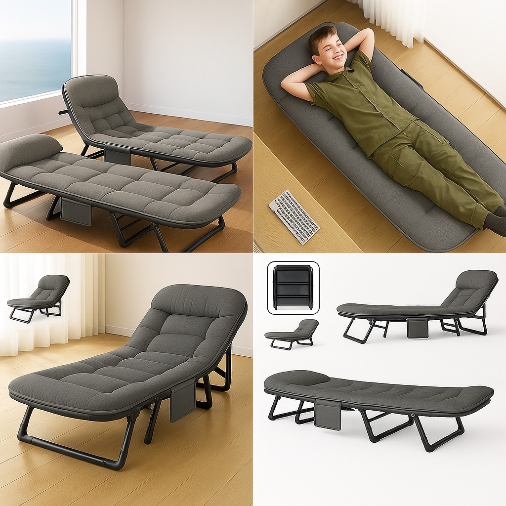 מיטת גלמפינג מתקפלת בגודל 200×65 ס"מ