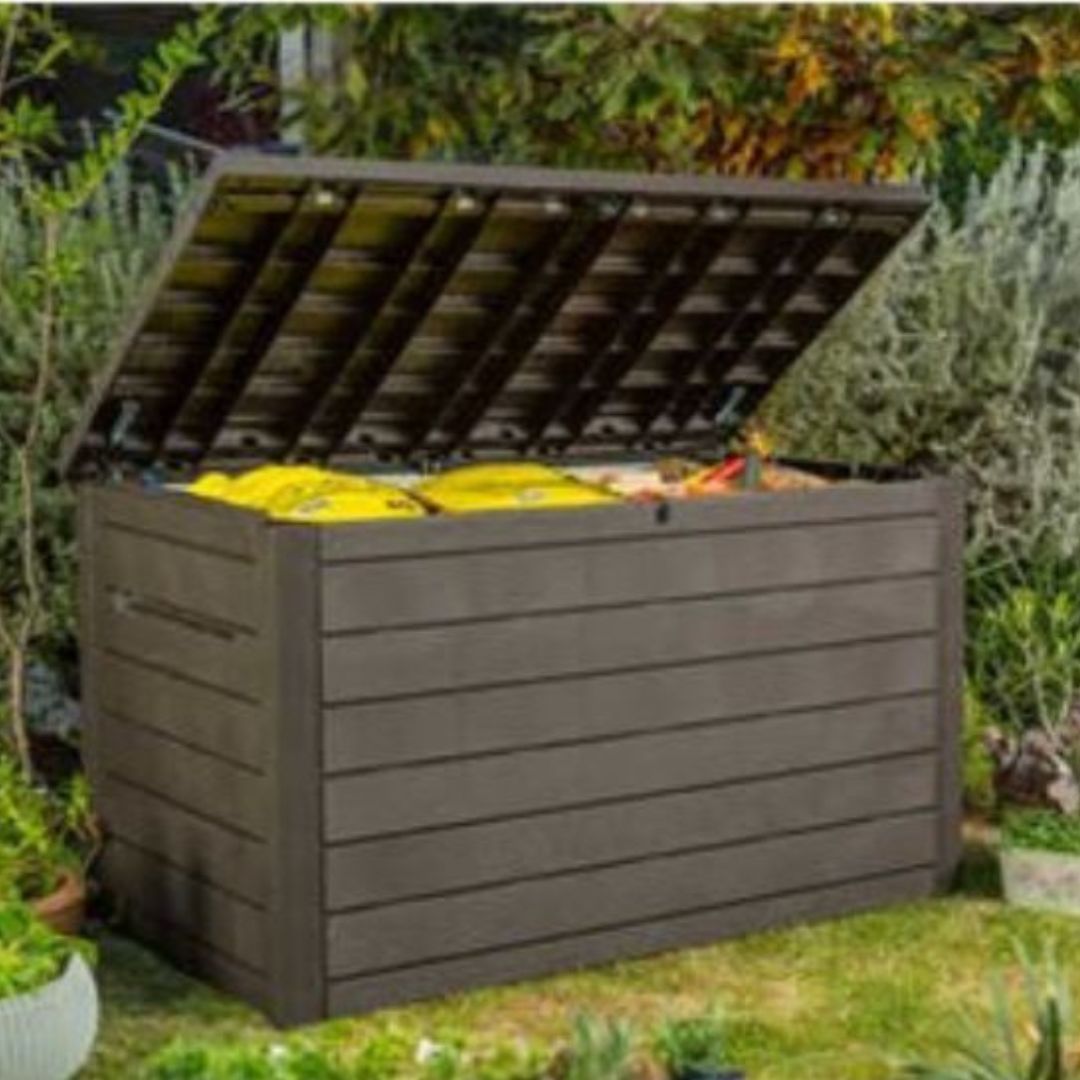 ארגז אחסון 870 ליטר אונטריו מבית כתר KETER פלסטיק