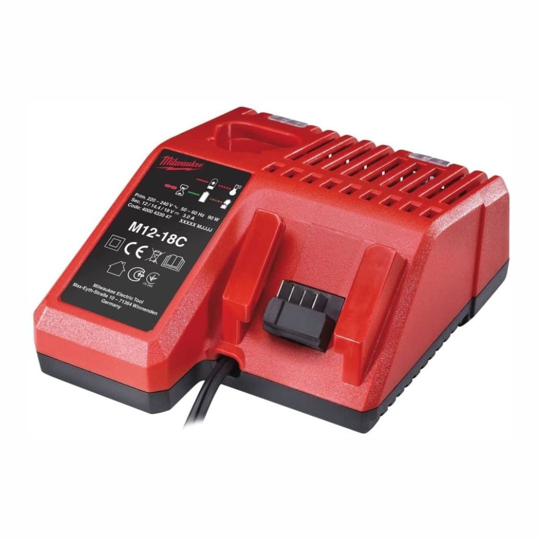 מטען מהיר  לסוללות לתיום  12V/18V Milwaukee מלווקי