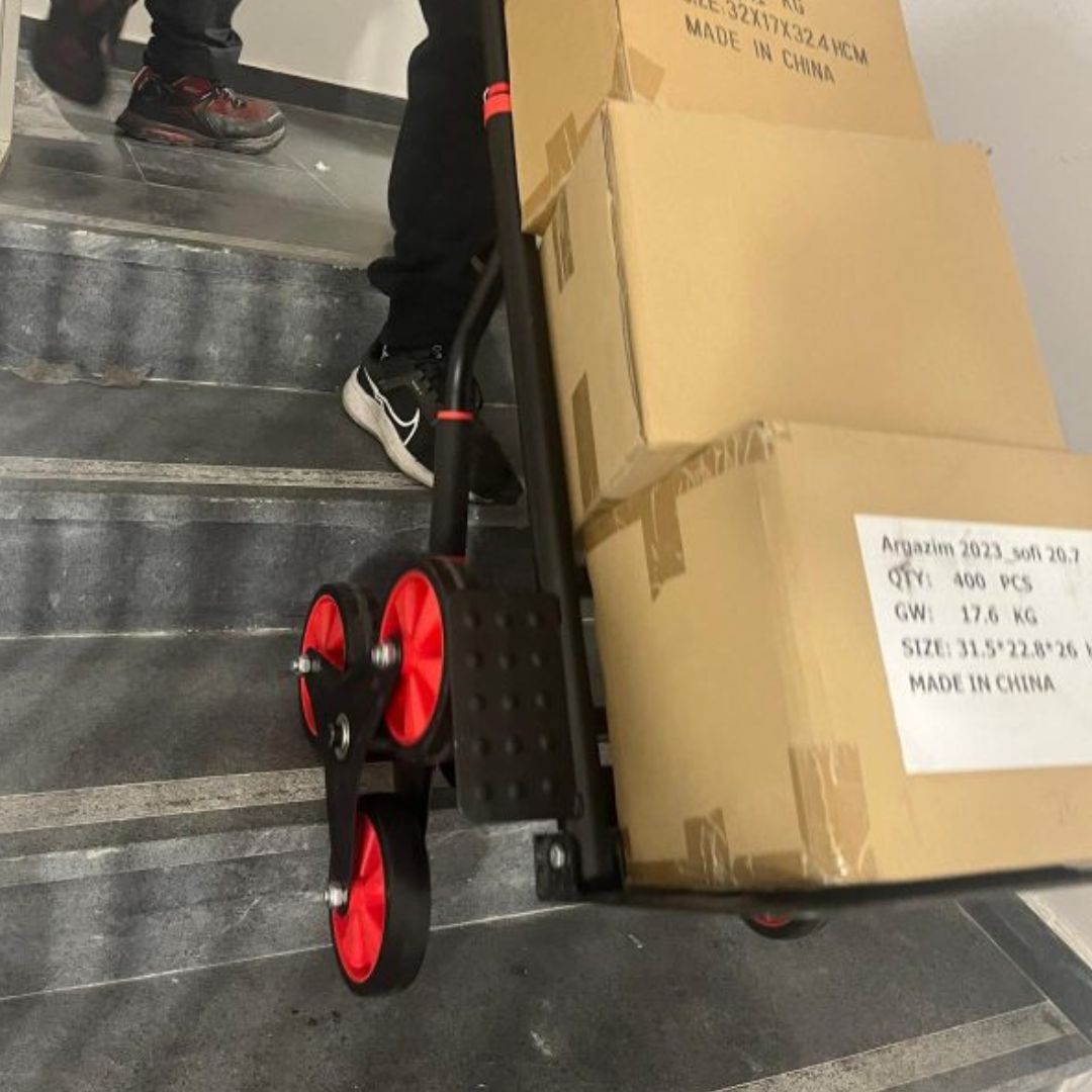 עגלת מתקפלת מתכת 3 HD גלגל מדרגות 200 ק"ג B.Tech