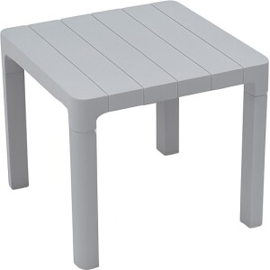 שולחן צד פלסטיק ניס אפור בהיר 86231