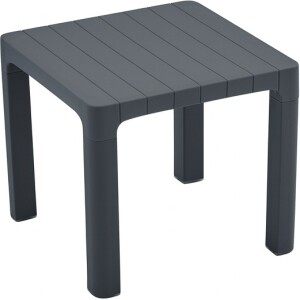 שולחן צד פלסטיק ניס אפור כהה 86232