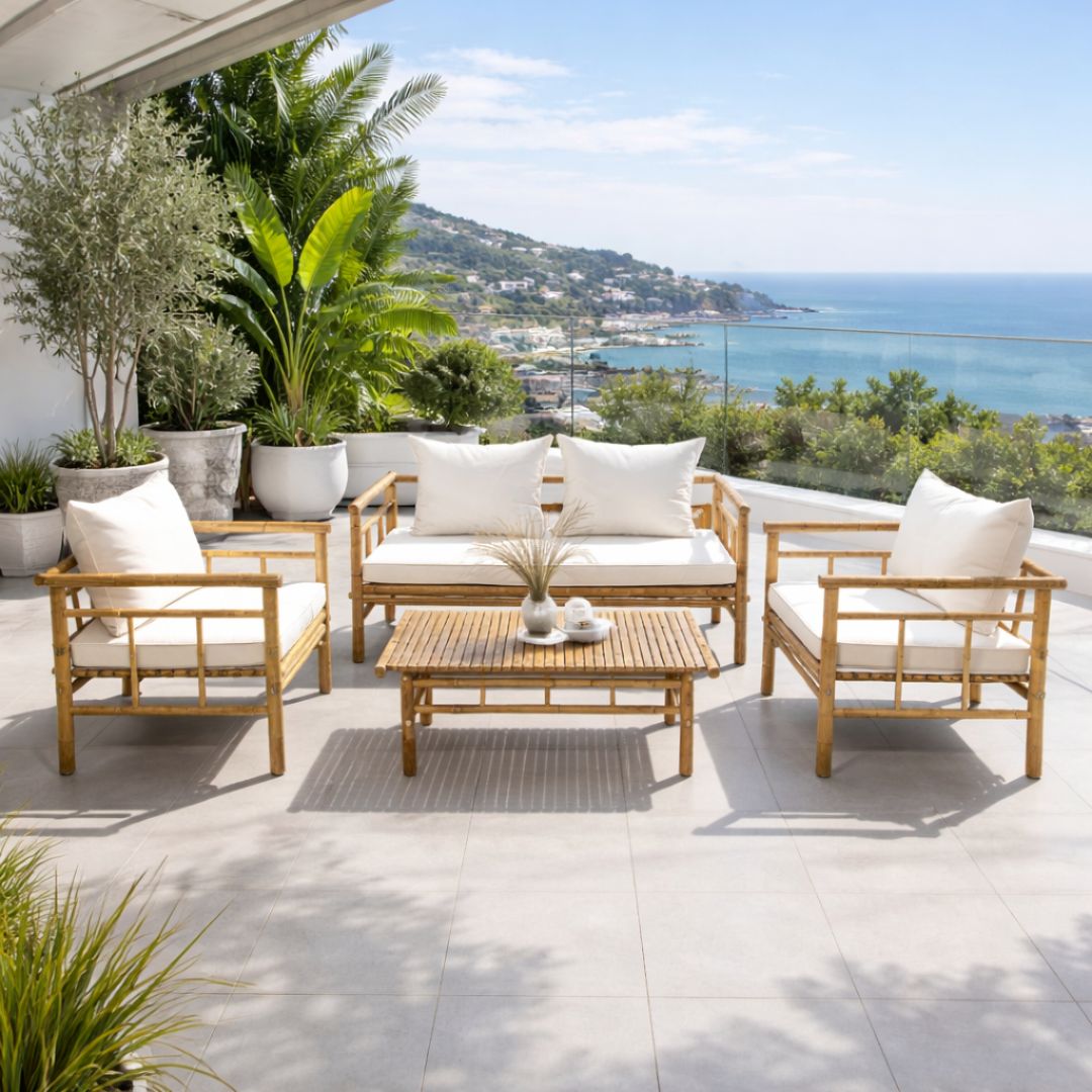 סט ישיבה תלת מושבי במבוק דגם ניו בנקוק