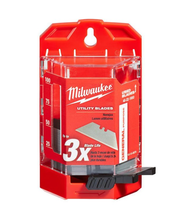 חבילת 50 להבי טרפז מבית מילווקי בליסטר