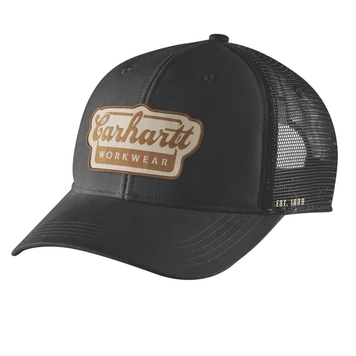 כובע מצחייה Carhartt WORKWEAR מטוויל עם רשת גמישה – דגם 106738