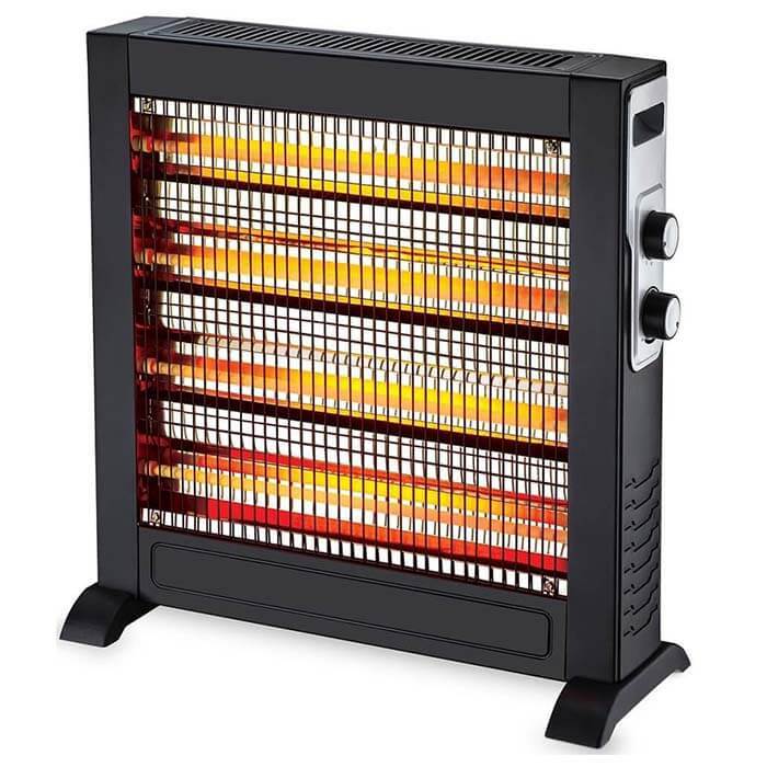 תנור רצפתי קוורץ 4 גופים 2000W דגם 1004 דילאור