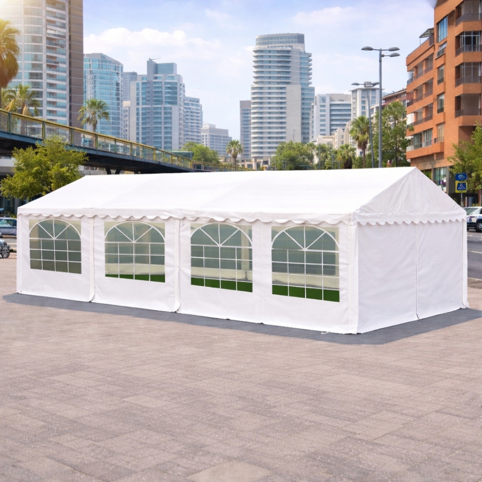 אוהל רב שימושי מתאים לאירועים בגודל 8X4  מטר יריעות PE