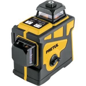 פלס לייזר ירוק 360 מעלות נטען TRUPER כולל חצובה